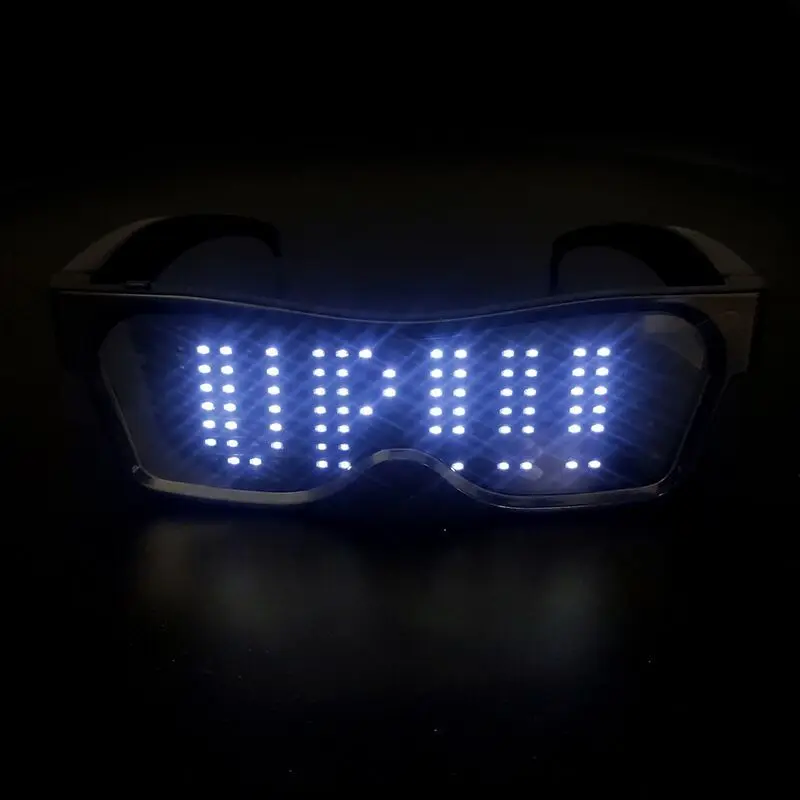 Зарядка через USB разноцветные вечерние светодиодный Очки диско винный бар