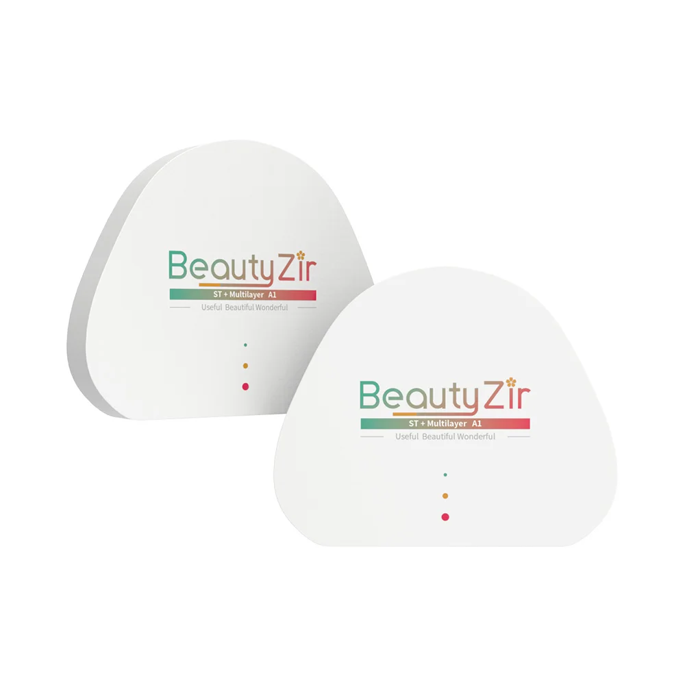 Суперпрозрачный многослойный стоматологический блок ST + ML с цирконием Amann Girrbach