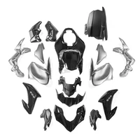 for z900 motorcycle silver black complete injection fairing kit for kawasaki z900 2017 2018 2019