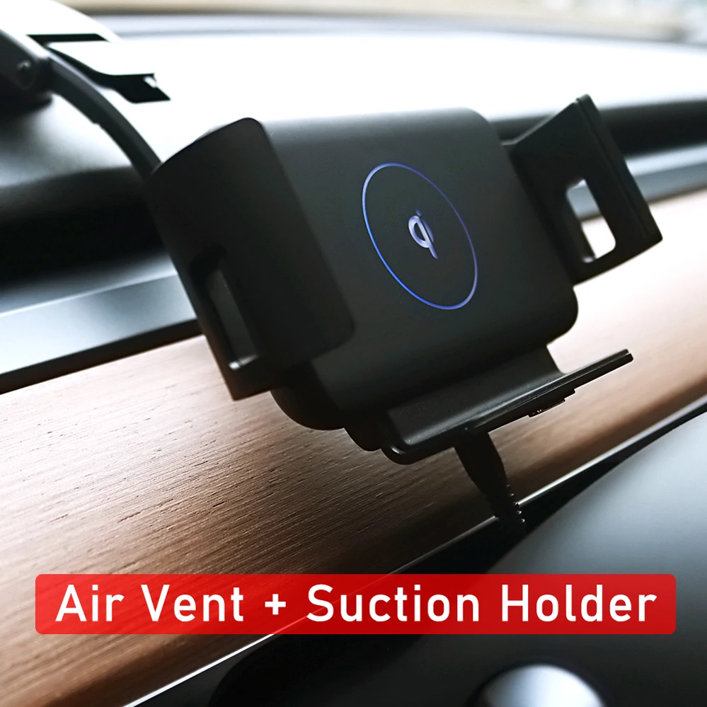 automatic clamp horizontal navigation bracket car wireless charger for samsung galaxy fold z fold 2 3 note20 ultra iphone holder free global shipping