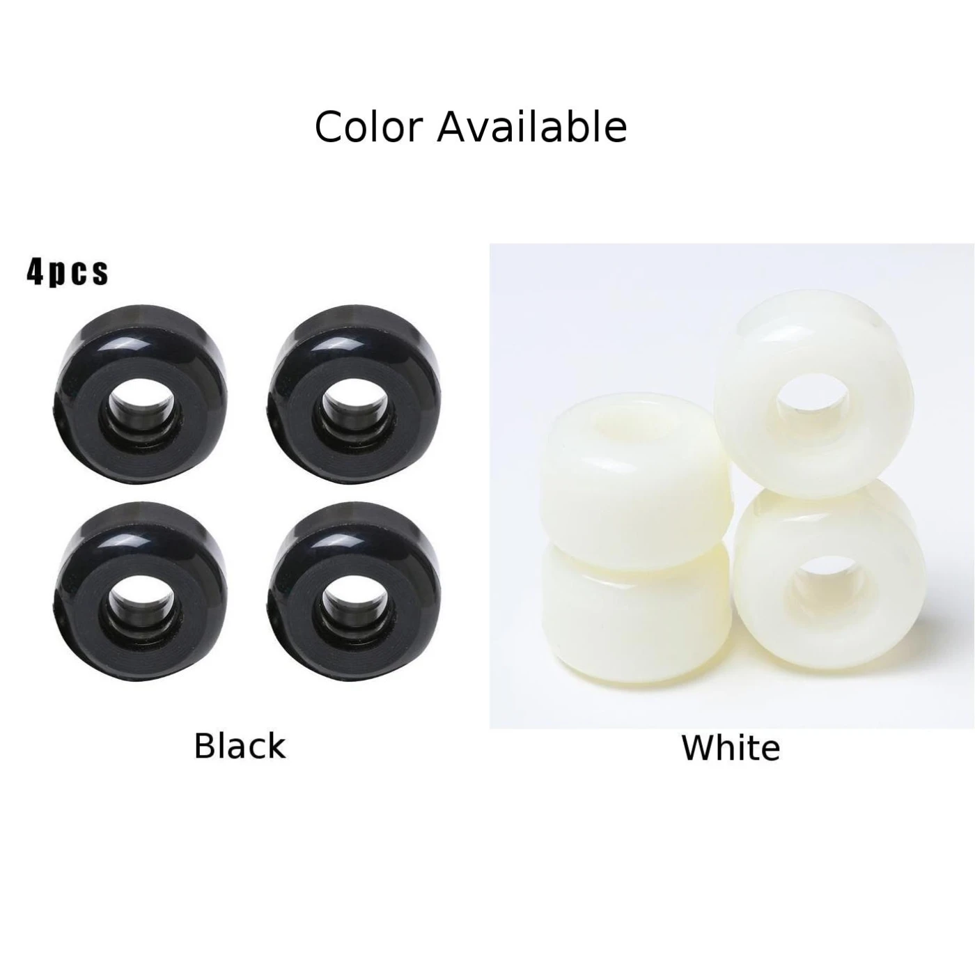 

4pcs Polyurethane Double Rocker Skateboard Wheels 54mmx34mm Replacement Parts High Quality Practical And Durable