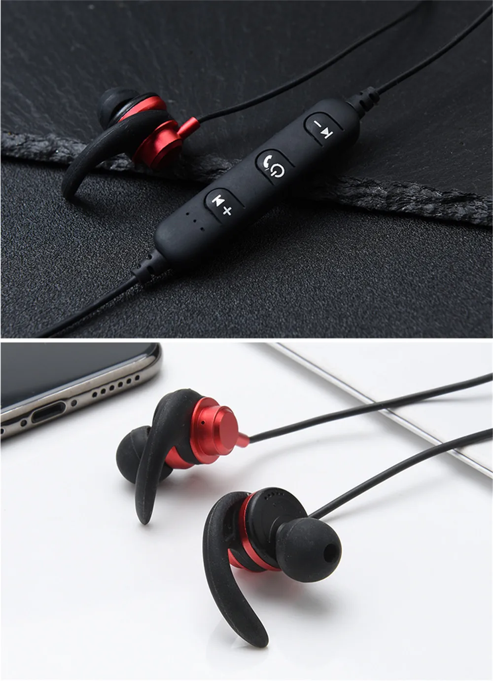 HYASIA магнитные шейные беспроводные наушники IPX4 Bluetooth Влагозащищенные наушники гарнитура Handfree стерео металлическая гарнитура для Xiaomi