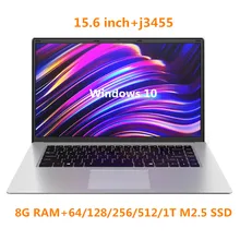 Laptop 15.6 inch Notebook Computer 8G RAM 64G/128G/256G/512G/1TB SSD ROM IPS Screen Gaming Laptop With Windows 10 OS Ultrabook