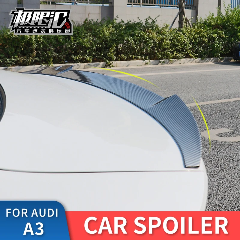 

For the Audi A3 tail modification 2014 2015 2016 2017 2018 2019 three box two hole free non-damaging top wing compression