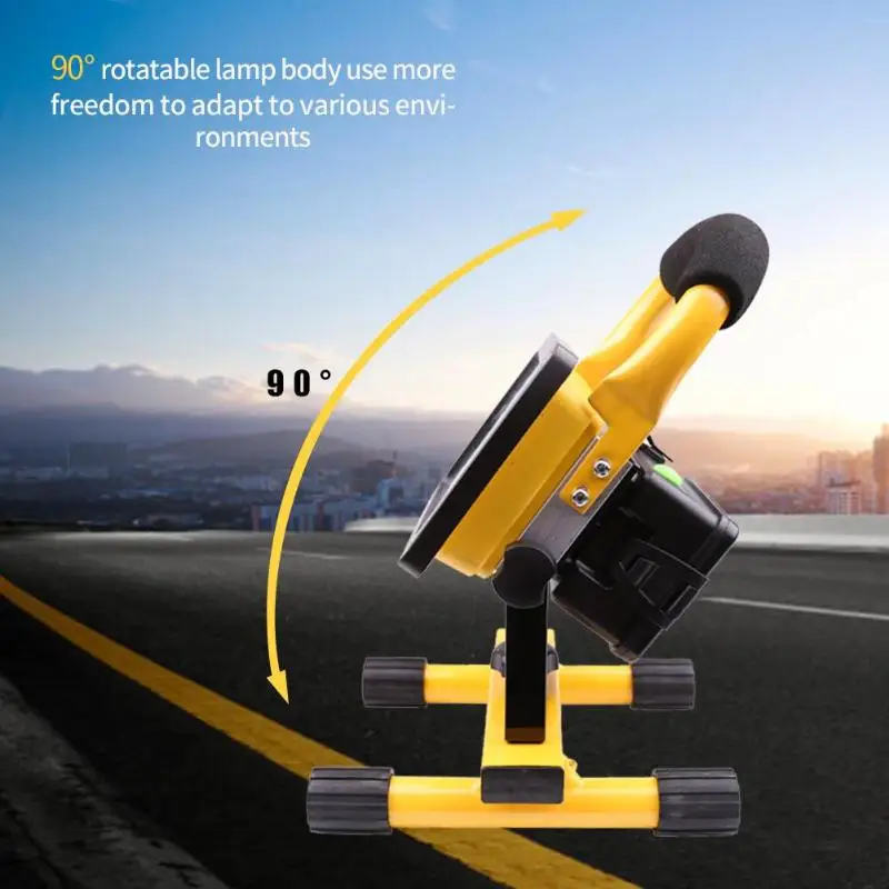 

LED Work Light 30W 2400LM IP44 Waterproof 3 Mode Rechargeable Flood Lamp Battery USB Cable Kit for Outdoor Travel Car Repair