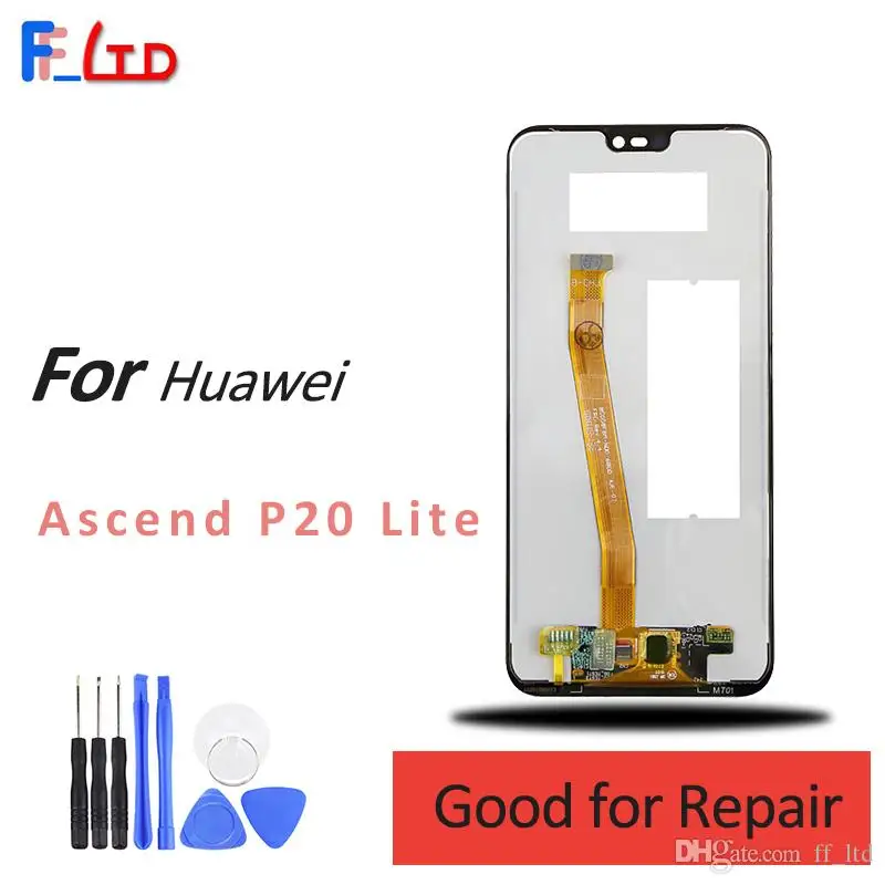 OEM для Huawei P20 Lite ЖК-дисплей сенсорный экран дигитайзер Замена оптовая цена 100%