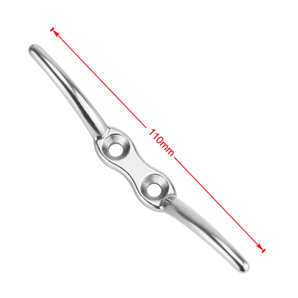 

MagiDeal 5pcs Steel Flagpole Rope Cleat Hook 110mm Boat Mooring Accessories