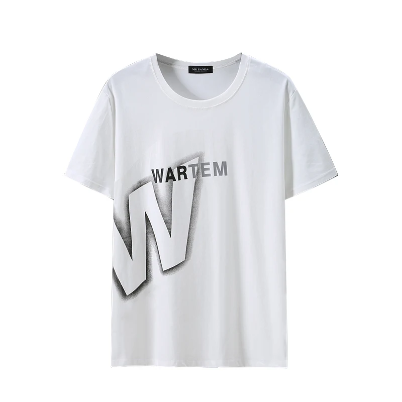 

Men's summer t shirt plus size 7XL 8XL 9XL 10XL 11XL men's creative simple round neck quick-drying breathable Cotton t shirt
