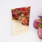 Персонализированные Акриловые зеркальные Выгравированные имена пар на заказ, записная книжка вечерние свадебные подарки для жениха и невесты