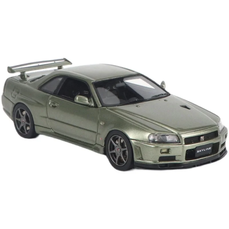 

MARK43 1/43 Nissan GT-R R34 SKYLINE sports car полимерная модель автомобиля коллекционные украшения Праздничные подарки Детские игрушки