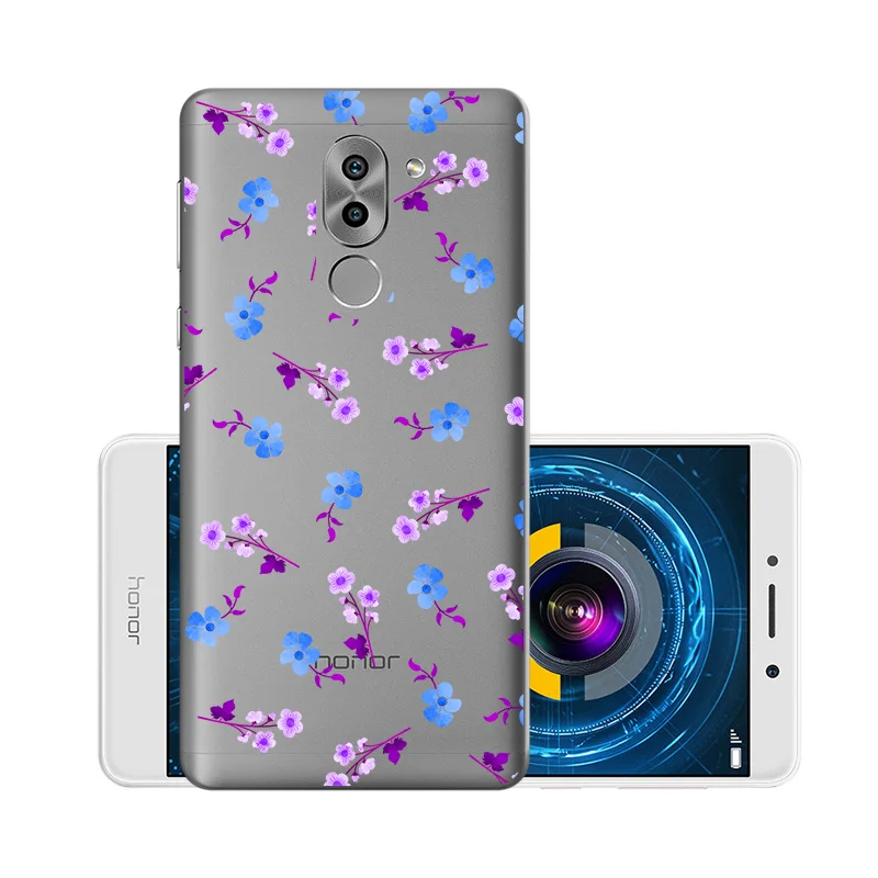 W014 Мягкий чехол из ТПУ, чехлы для huawei Honor 6X, силиконовый прозрачный чехол для huawei GR5, BLL-L21 BLN-AL10 Honor6X mate 9 Lite - Цвет: W014