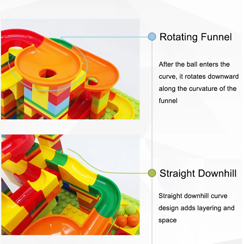 140 шт. Детский конструктор гоночная трасса | Игрушки и хобби