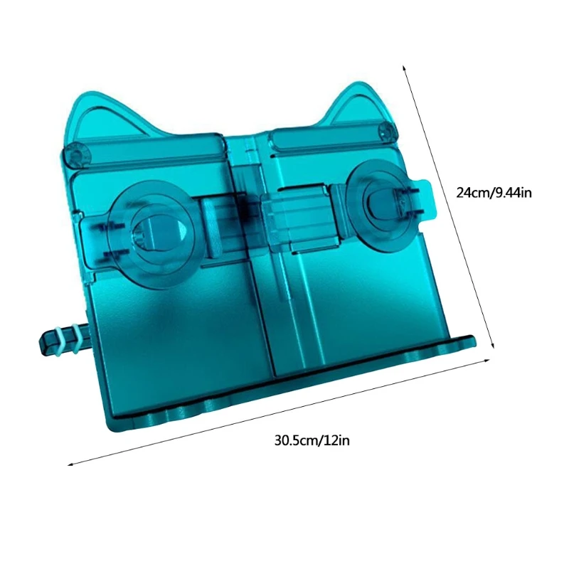 

Прозрачная Матовая Подставка-книжка A5KA, гибкий складной держатель для книг с регулируемой высотой, фиксированные зажимы для страниц для де...