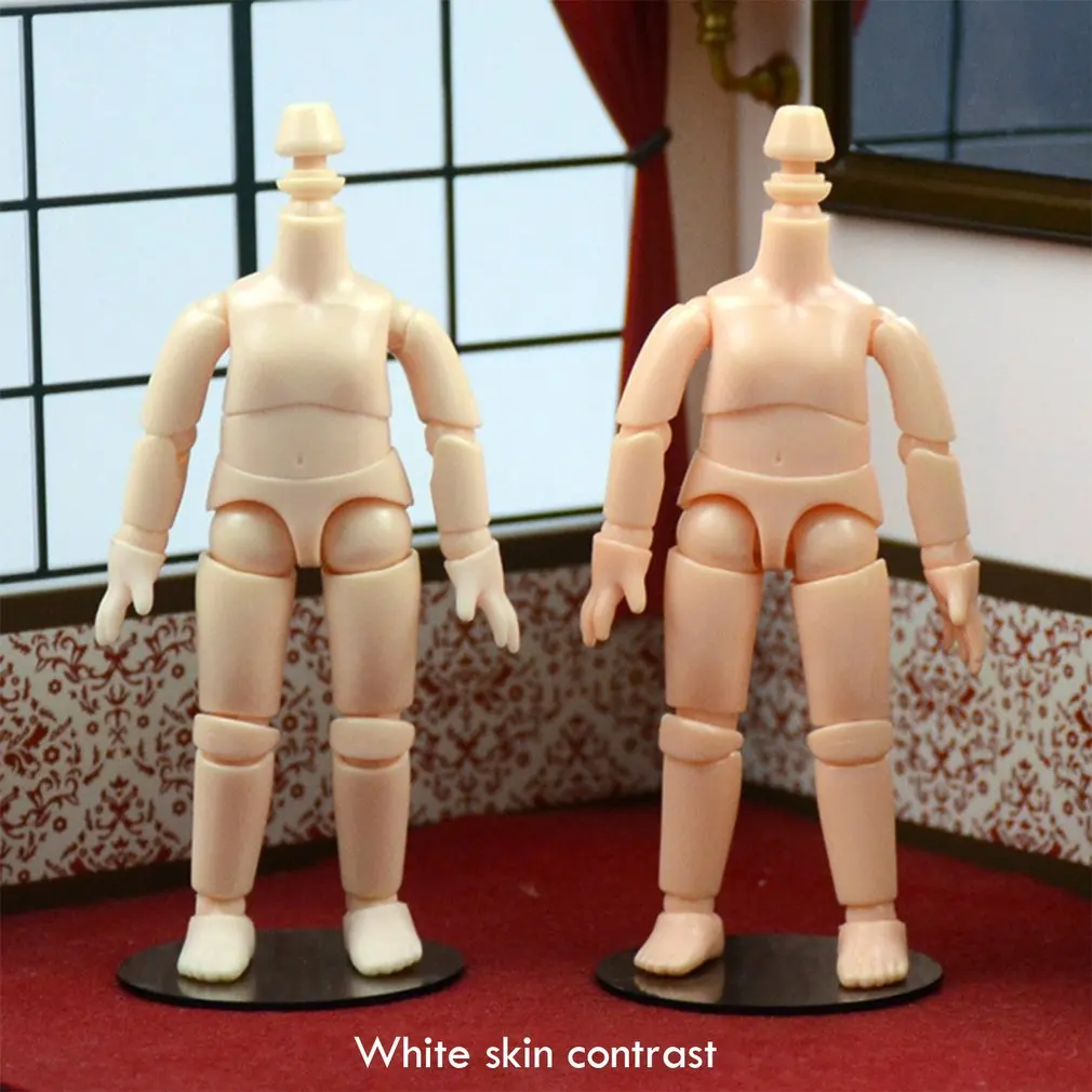 

Q Version Movable Doll Model ABS Silica Gel 15 Joints Movable Reference Model For Painting Sketching Tools