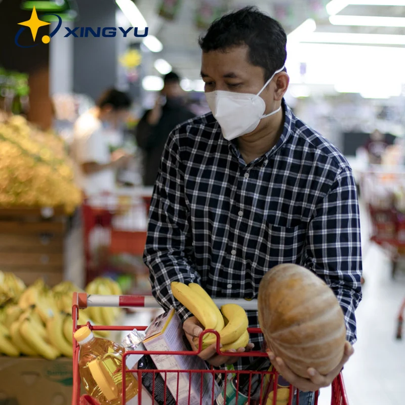 Face Mask with Head Strap and Filter Pocket KN95 Masks FFP2 5 Layers Reusable Mouth Masken CE MASK Respirator | Безопасность и