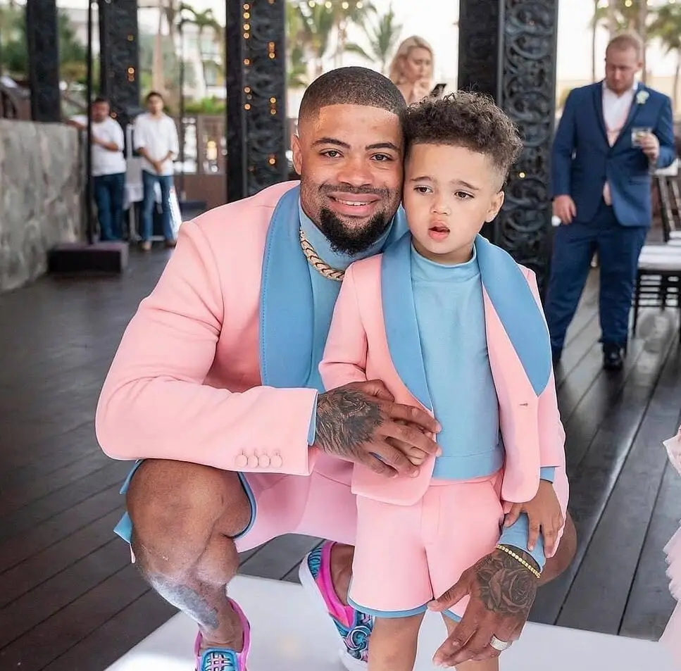 2020 синий и розовый Жених мужской костюм пиковые лацканы смокинги жениха Мужские