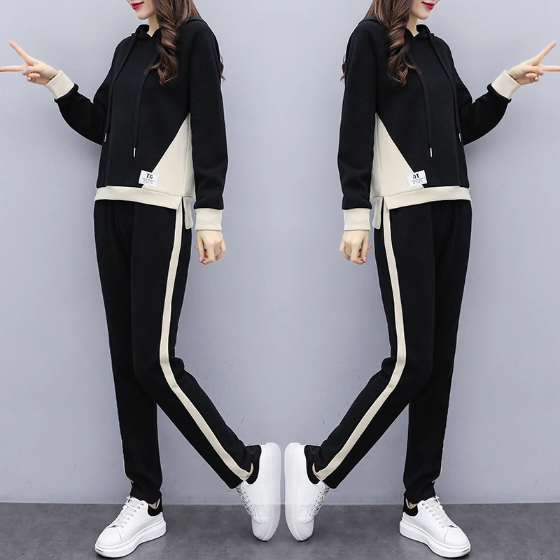 Новинка весны 2020 повседневный женский спортивный костюм комплект из двух