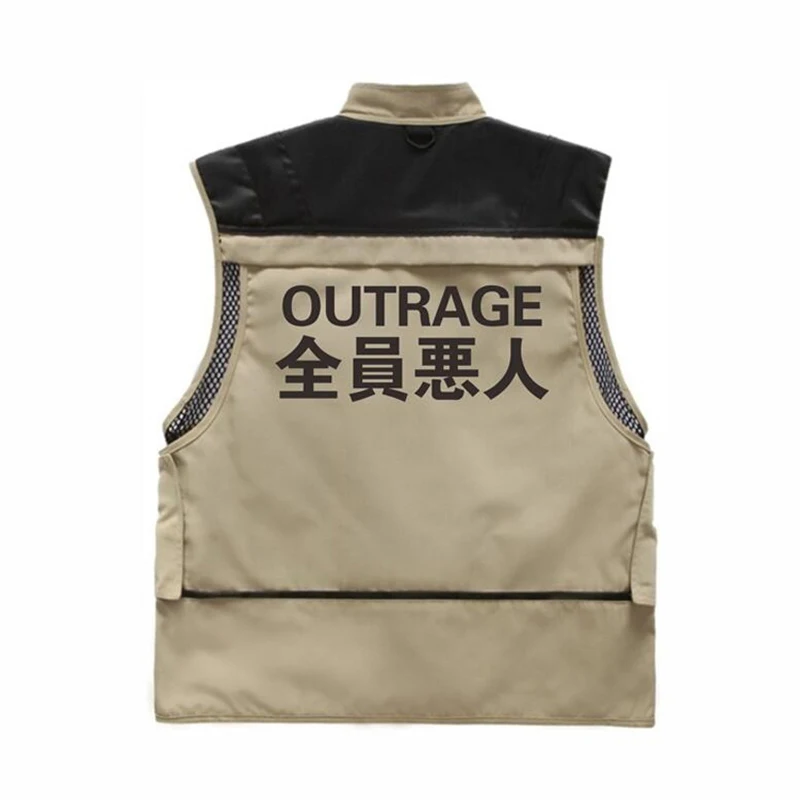 Plegie 2019 весна-осень Мужская жилет для пары пальто без рукавов куртка повседневная