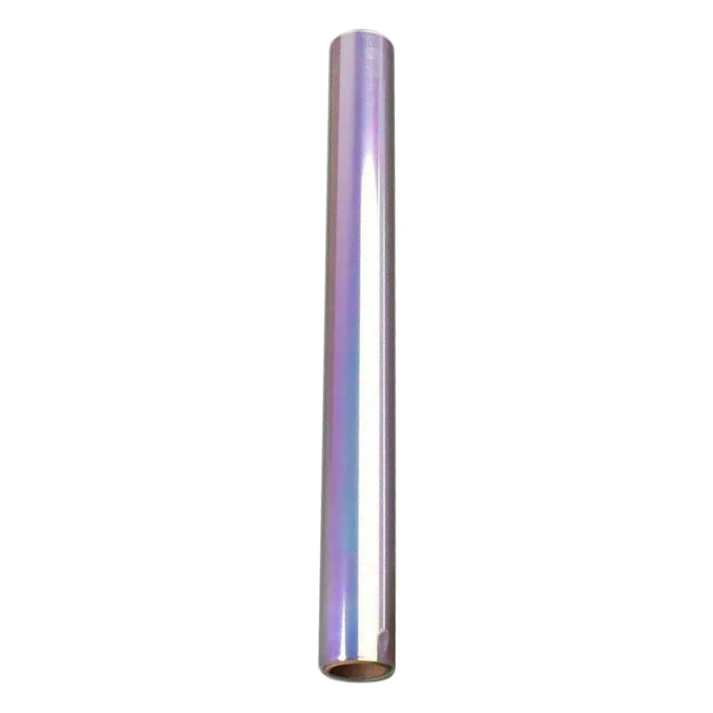 Rollo de envoltura de celof&aacute;n, l&aacute;mina de pel&iacute;cula iridiscente, suministros de envoltura para manualidades DIY-0