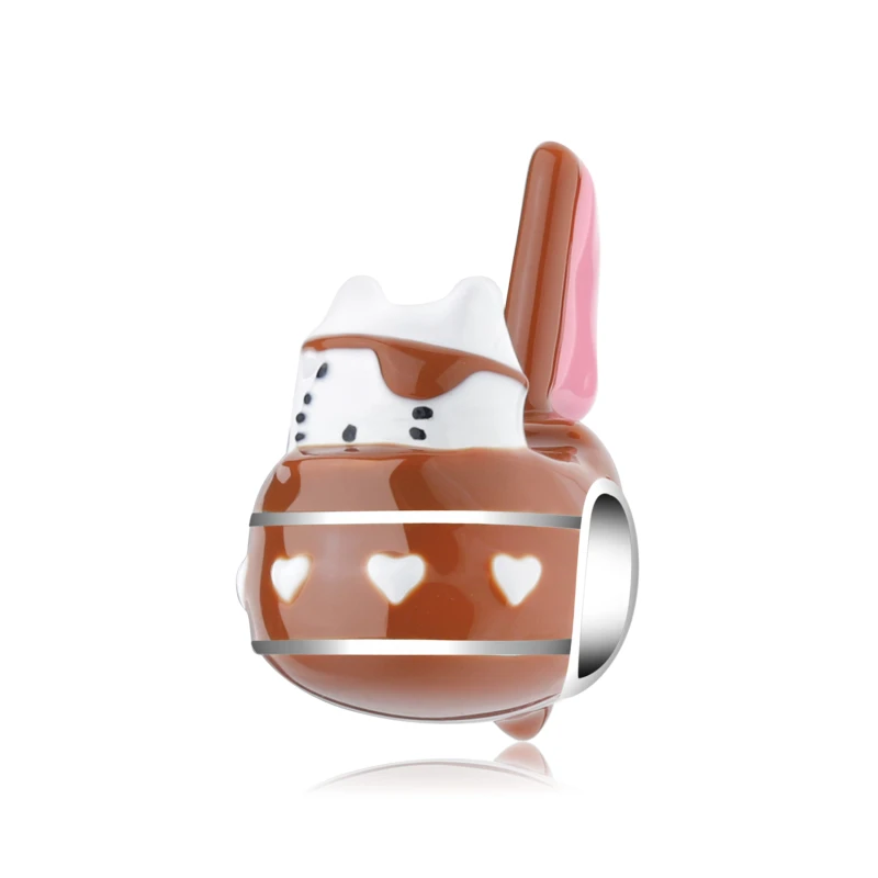 

Женские шармы-браслеты из серебра 925 пробы, с эмалью