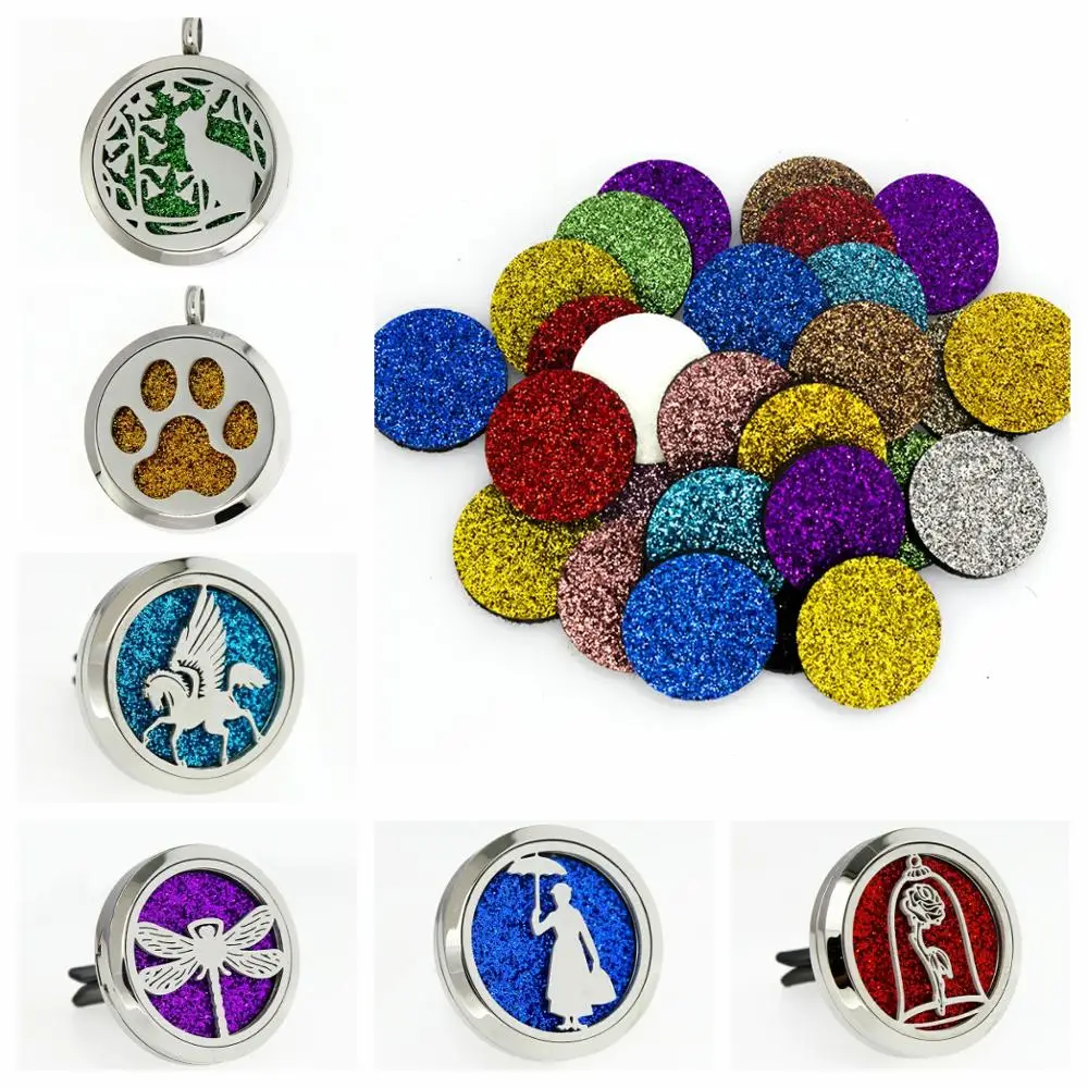 Оптовая продажа 20 шт./лот красочные ароматерапевтические войлочные подушечки 22 5