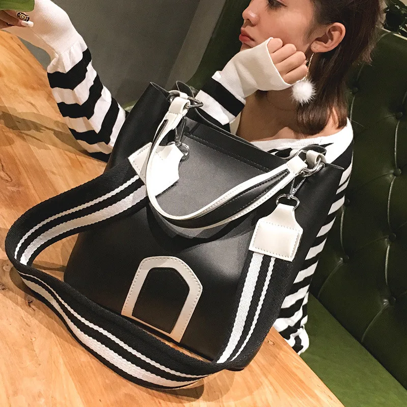 Осень/зима 2017 новая женская двухцветная сумка через плечо модная для мешков |