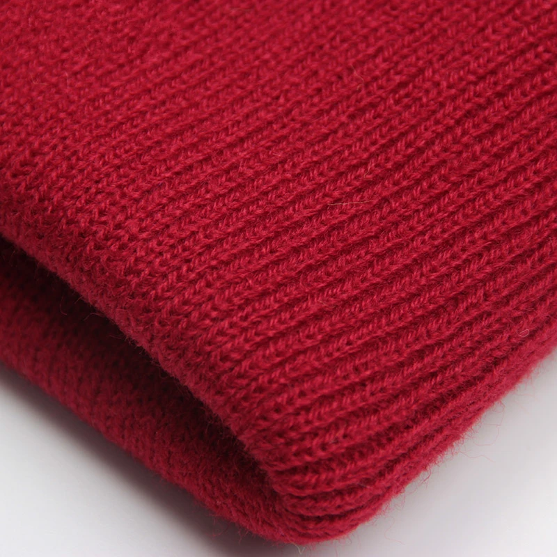 

Solid Unisex Beanie Autumn Winter Wool Blends Soft Warm Knitted Cap Men Women Skullcap Hats Gorro Ski Caps 24 Colors Beanies