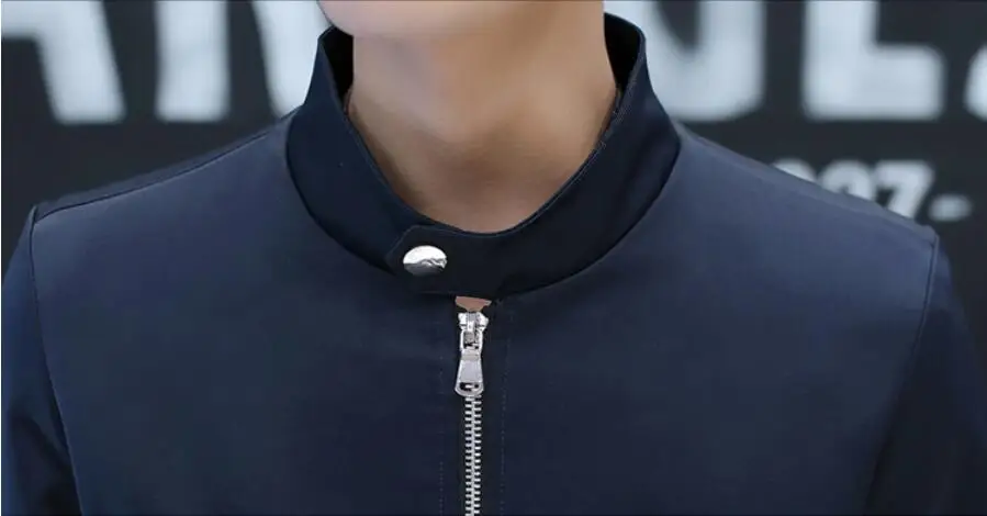 

2019 New Men Bomber Jacket Stand Collar Loose Coat Men Jackets Spring Autumn Thin Male Windbreakers Manteau Homme