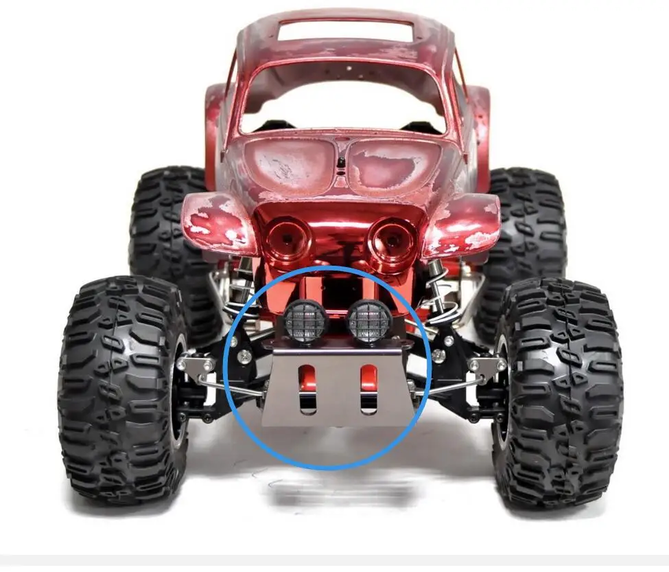 R/C модель 2 &quotгусеничный алюминиевый защитный бампер для TAMIYA 1/10 BlackFoot /Mud blaster|crawler
