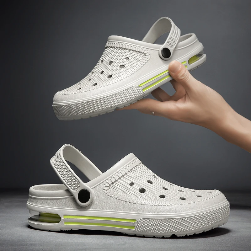 Мужские шлепанцы Пляжные Летняя уличная садовая обувь Zapatillas Hombre сандалии для