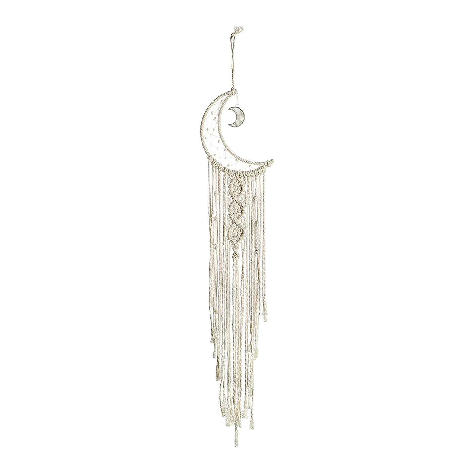 

Large Moon Handmade Boho Lace Dream Catcher Wall Hanging Decor