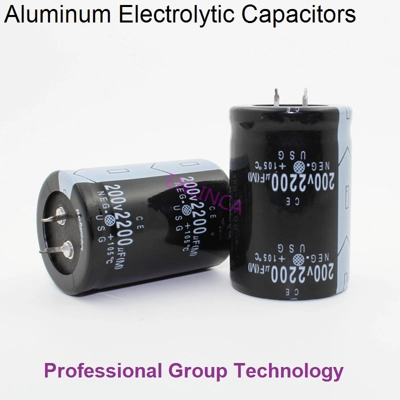 

3 шт., радиальные Алюминиевые Электролитические Конденсаторы EB555 хорошего качества, 200 в, 2200 мкФ, погрешность 20%, размер 35x50 мм, 20%