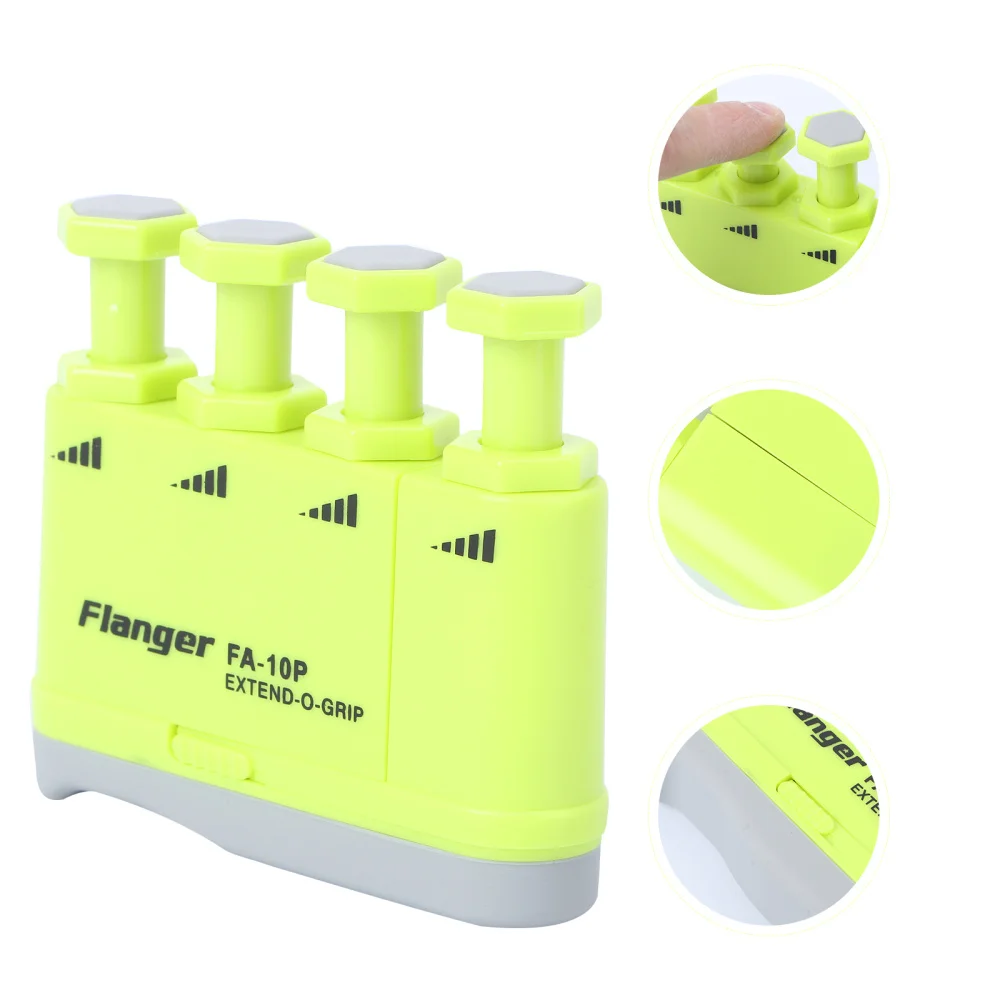 

Guitar Force Finger Strengthener Enhancer Hand Grip Finger Trainer Finger Exerciser (Yellow)