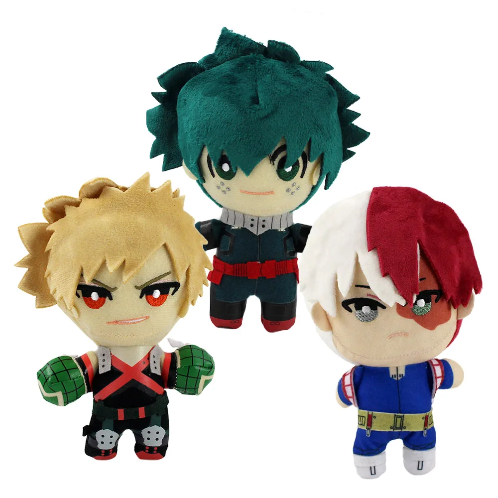 3 шт. мой герой плюшевая игрушка haku Todoroki шото Bakugo Katsuki мягкие куклы для