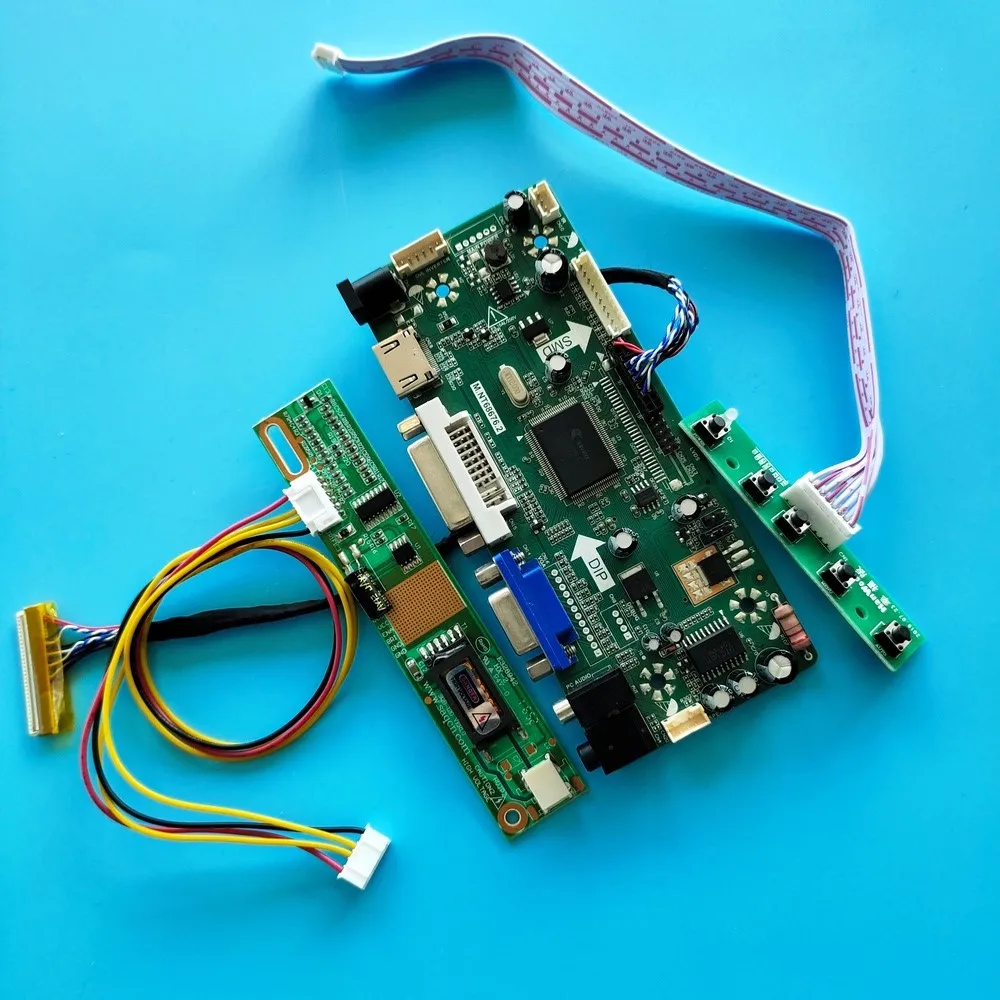 

Комплект HDMI + DVI + VGA для B154EW08 V0 HW0A/B154EW08 V0 HW8A Audio 1280X80 0 плата контроллера ЖК-дисплея 30pin M.NT68676