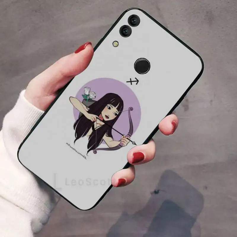 

constellation zodiac signs Phone Case For Huawei Enjoy 7 7s 8 8e 9 9e 10 plus P8lite 2017 Honor 5a view9 play 3e