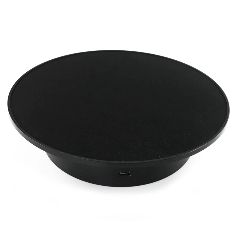 

Mirror USB Electric Bidirectional Rotary Table Jewelry Hand Necklace Display Stand