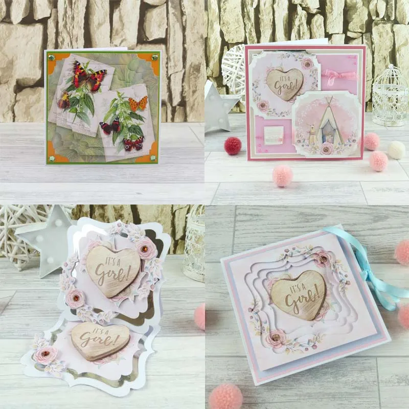 Обезьяна 6 классический стиль рамка металлические режущие штампы трафареты для