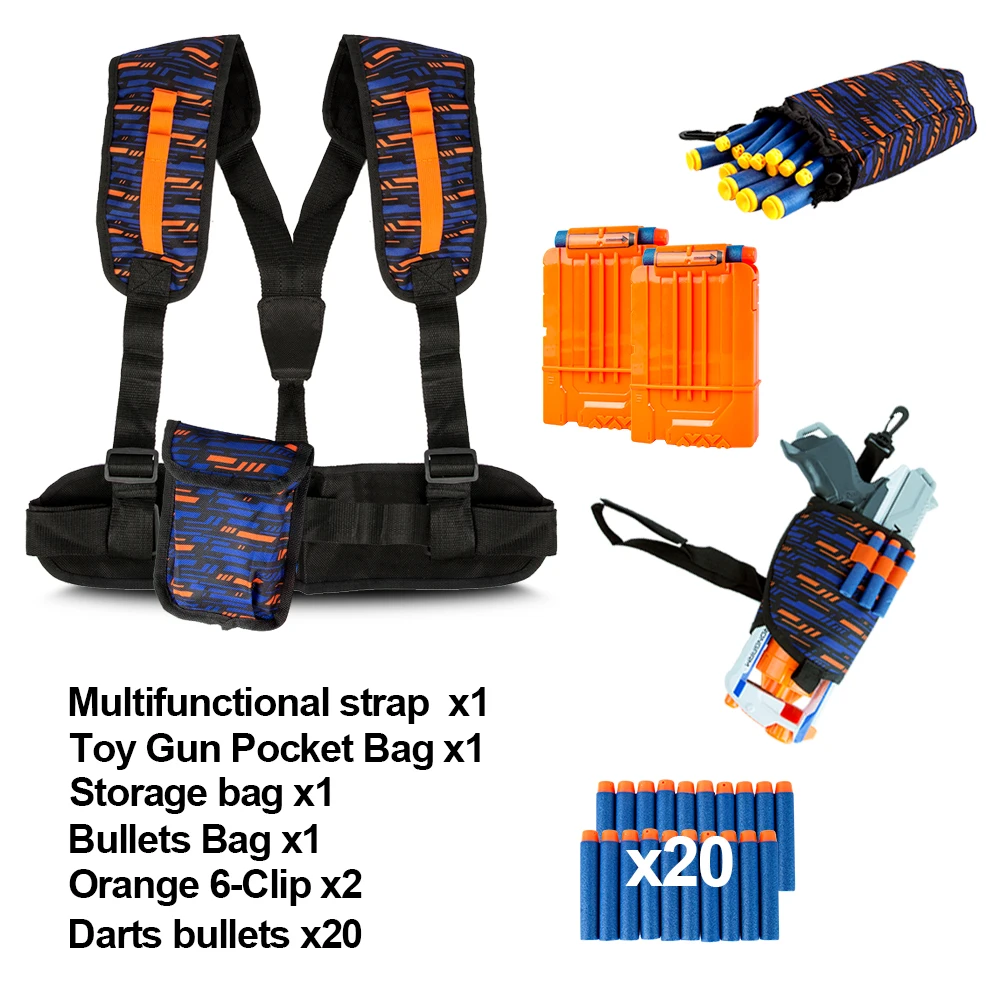 Многофункциональная сумка для хранения набор зажимов Nerf элитное оборудование