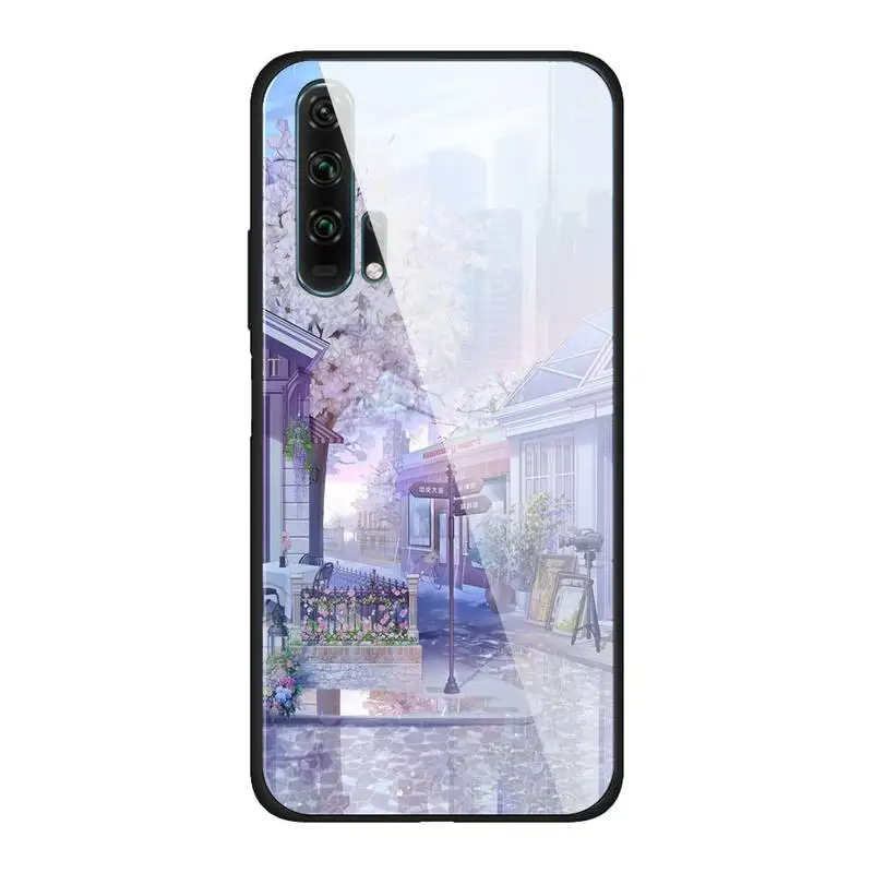 

Comic Scenes Glass Phone Case Back Shell For Huawei P20 Pro P30 Lite Mate 9 10 20 Pro Nova 3i 5 3E Cover Accessories