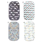 Детские большая корзина велосипеда лист печать детская кроватка для ухода за пеленального столика наматрасник съемный чехол Мини-держатель постельные принадлежности протектор