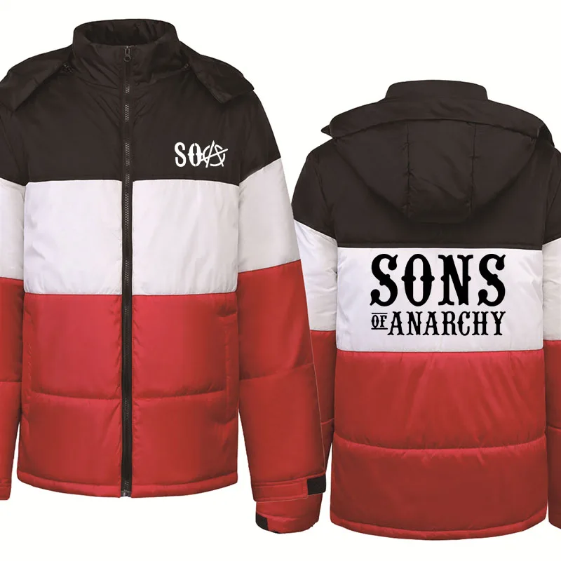 

2021NEW Winter SOA Sons of anarchy the child SAMCRO Fleece warm hoodie Fashion Casual Plus velvet thickening Male Clothing
