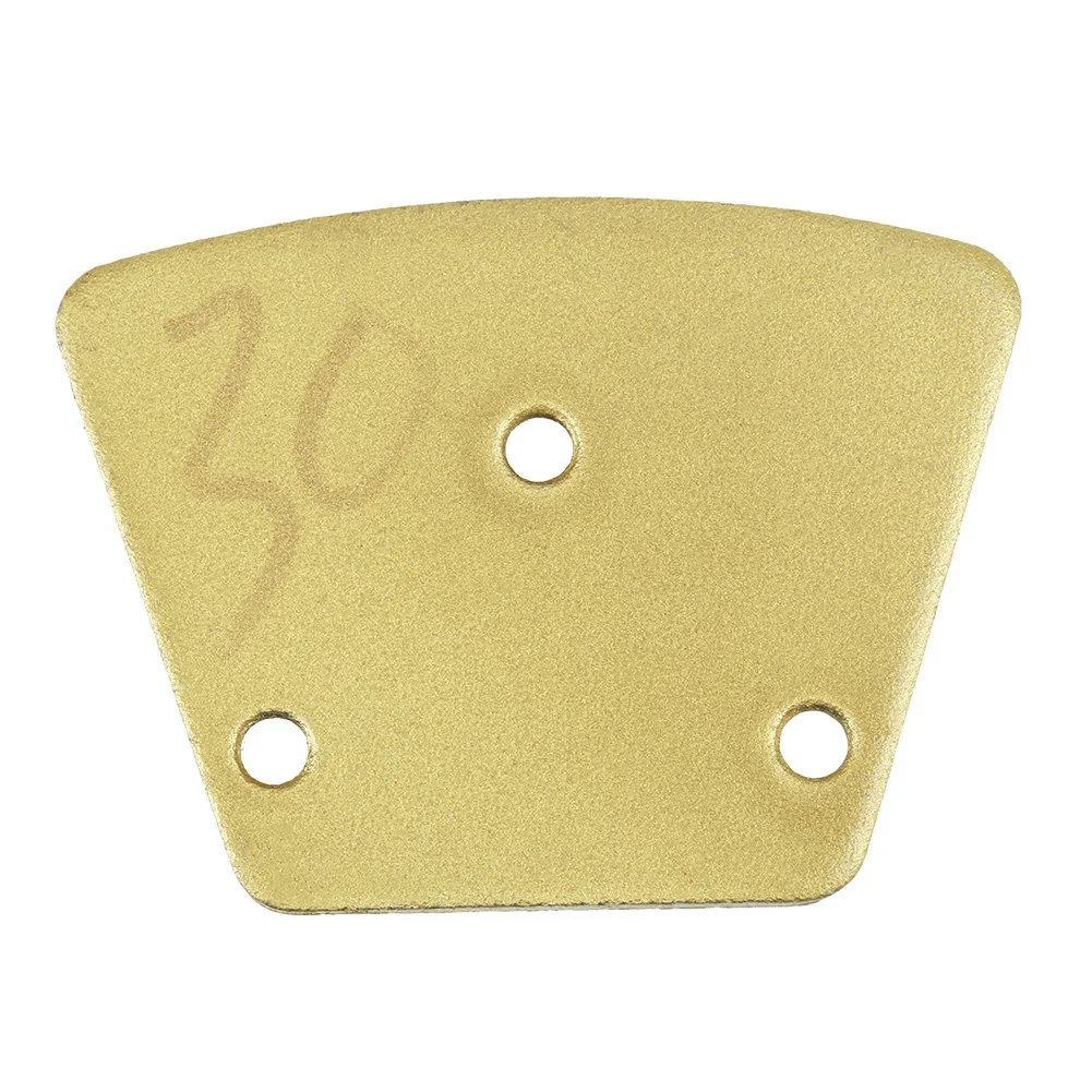 

3 отверстия 2 прямые зубья трапециевидный алмазный шлифовальный диск для шлифовального станка зернистости подходит для всех бетонных шлифо...