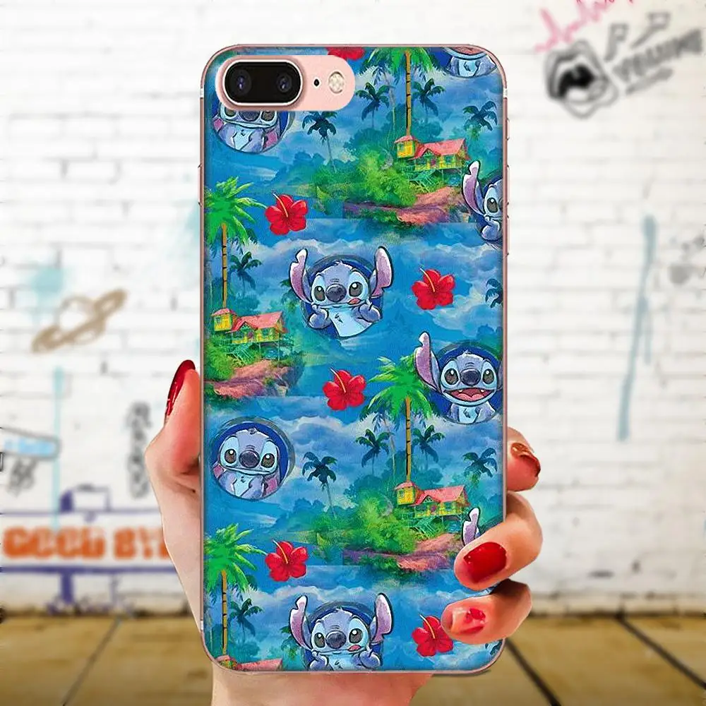 Мягкий чехол для мобильного телефона крышки корпуса &quotЛило и Стич&quot sony Xperia Z