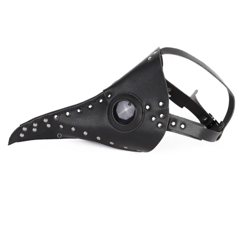 Хэллоуин Светодиодный светящийся маска с клювом чумной Доктор 3 режима EL линия