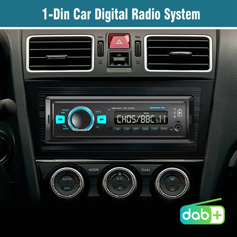 

Car Radio Stereo 1Din Bluetooth FM Audio Head Unit Player DAB/MP3/SD/USB/AUX