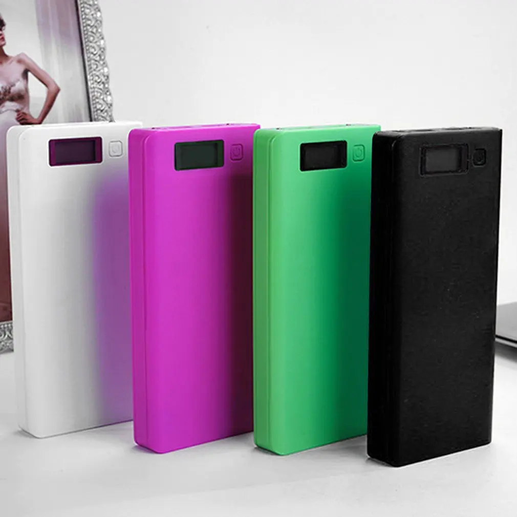 Чехол для внешнего аккумулятора 8*18650 с цифровым дисплеем без сварки | Мобильные