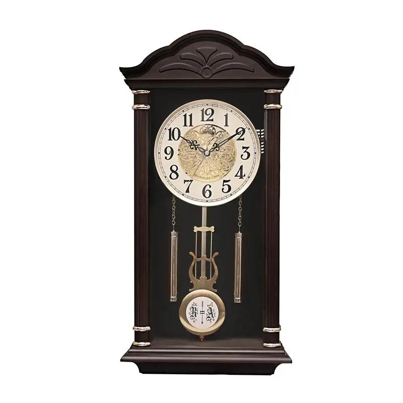 

Chinese Large Wall Clock Retro Silent Shabby Chic Pendulum Clocks Living Room Creative Wall Watches Home Decor Klok Gift