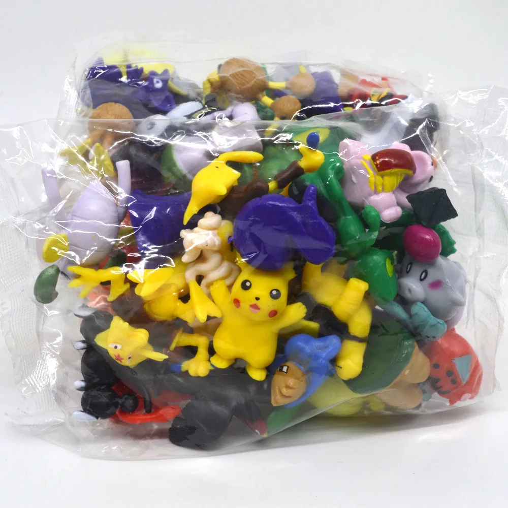 

NO Repeat pokemon dolls 144PCS action figure toys for carta takara tomy pokemones figura sets