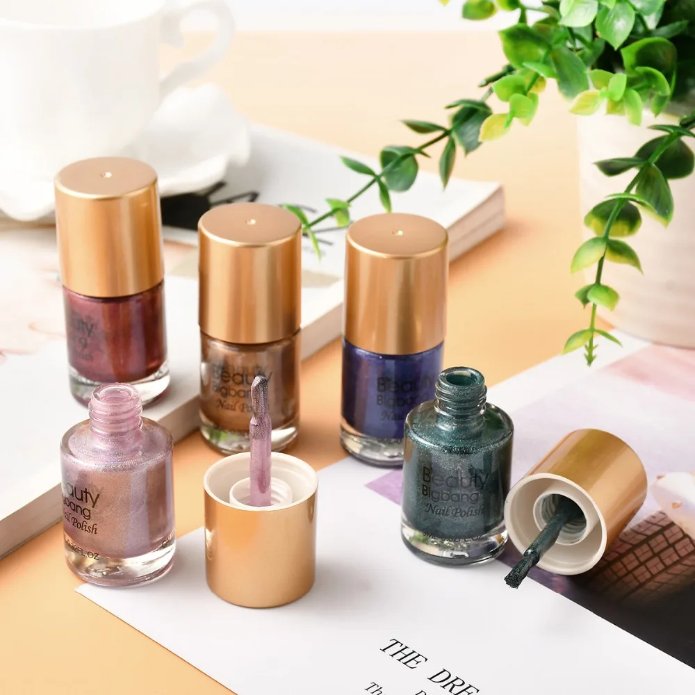 BeautyBigBang 9 мл голографический лак для стемпинга ногтей, лак для печати, лак для нейл-арта, стойкий лазерный лак для ногтей, Перманентный